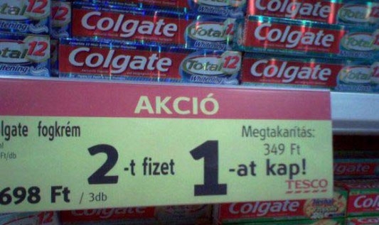 Így akciózik válság idején egy multi  🙂