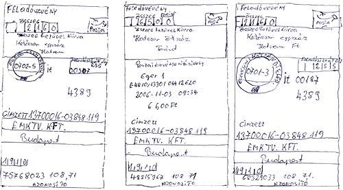 Ne az eredetit küldje be, hanem a másolatot