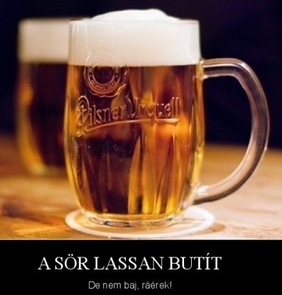 Én nem sietek . . .