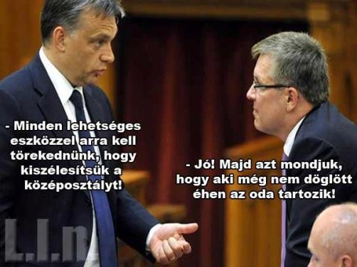 Erősítsük meg a középosztályt - bizarr verzió 🙁