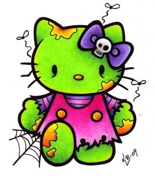 Hello Kitty - zombi verzió
