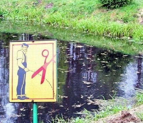 Tóba vizelni tilos !