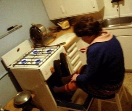 Egy hideg téli estén . . .