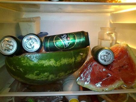 Fiam, dinnyére sört ?! 