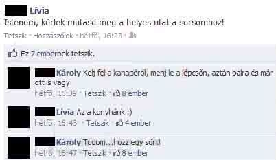 Megmondták neki a helyes utat:P