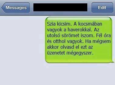 Önnek új üzenete érkezett