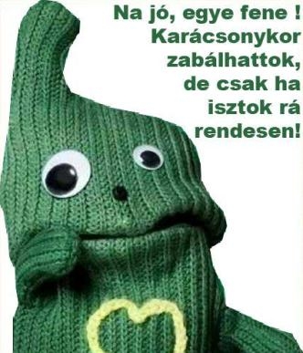 Pocak üzenete az ünnepekre