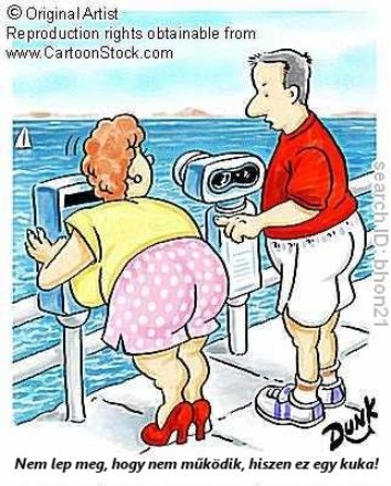 Te asszony, nem zavar, hogy az egy kuka ?