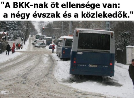 BKV öt ellensége