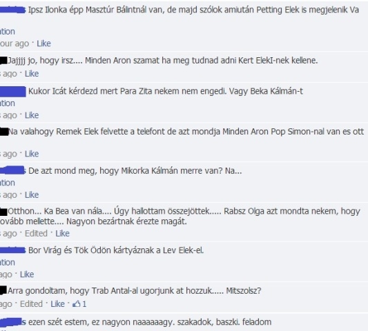 Ha valaki találkozik Ipsz Ilonkával szóljon, hogy adja oda Ebéd Eleknek-nek a Ria Dóra füzetét