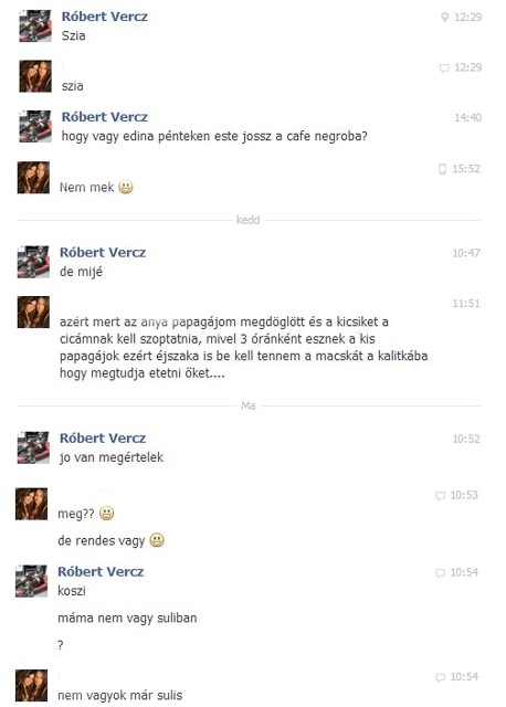 Eközben a fácsén . . .