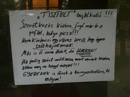 Lépcsőházi szösszenetek