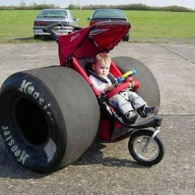 Egy autóversenyző gyereke