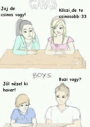 Fiúk vs. Lányok