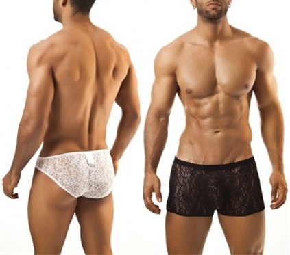 Csipkés alsónadrág férfiaknak