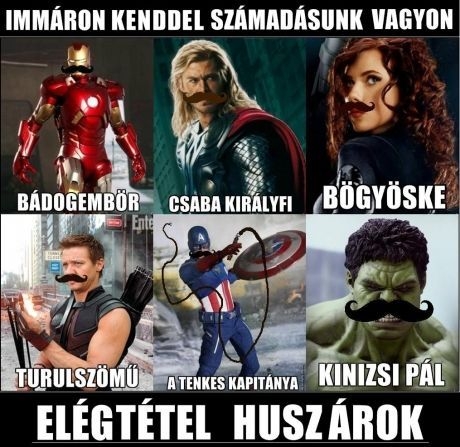 Elégtétel huszárok