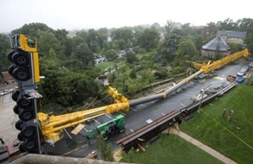 Főnök, hová álljak a daruval?