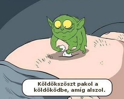 Éjjeli köldökszöszölő