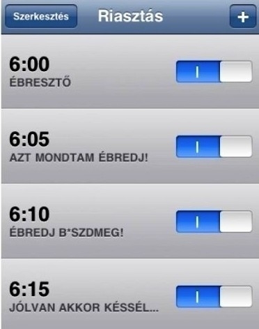 Hétfő reggel . . .