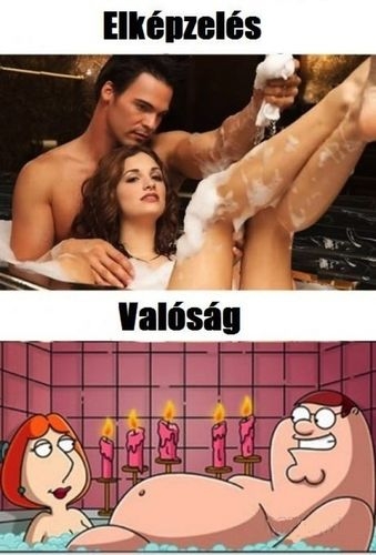 Esti romantika a kádban