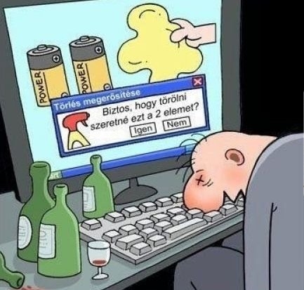 Del-et ütött az orra