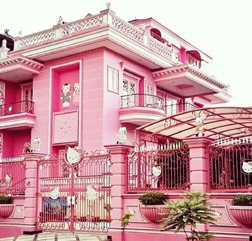 Egy vérbeli Hello Kitty rajongó . . .