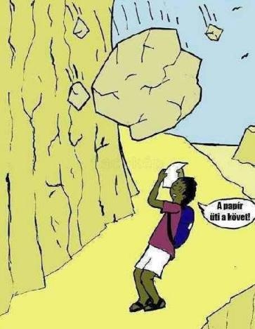 Kő, papír, olló...