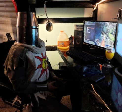 Egy igazi gamer így tolja