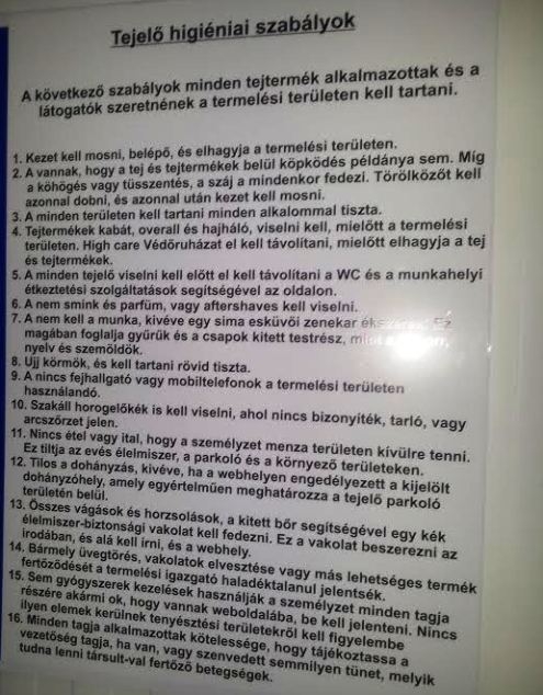 Munkahelyi szabályzat