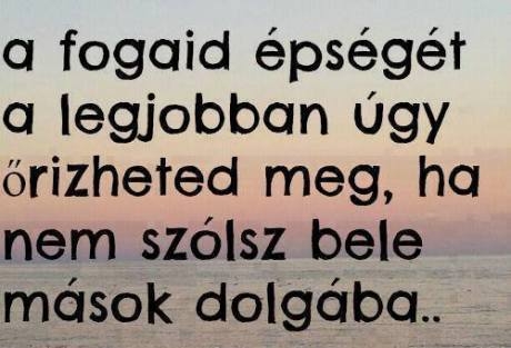 Egy megszívlelendő jó tanács