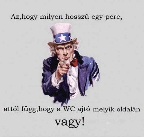 Az eltelt idő relatív...