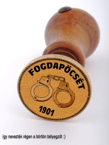 Régi börtön bélyegző