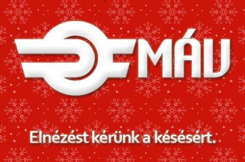 Boldog Újévet kíván a Magyar Államvasutak