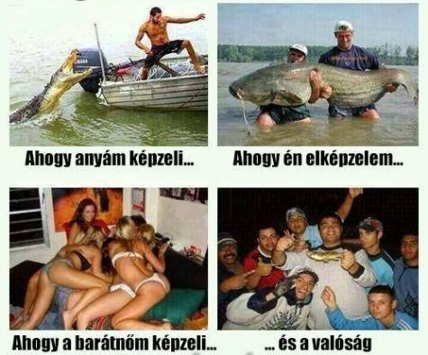 Horgászat a haverokkal