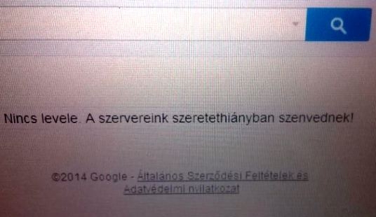 Üzenet a szervertől 