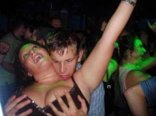 Egy kép az esti buliból . . .