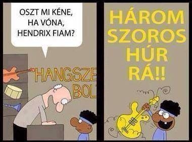 Jimmy fáraszt a hangszerboltban 