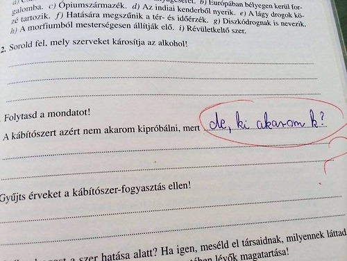 Mondj nemet a drogra!