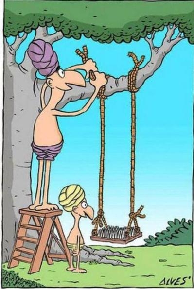 A fakír fia is szeret hintázni