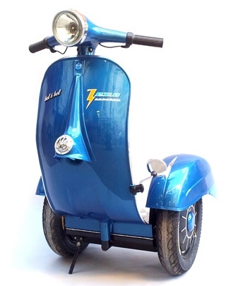 Vespa + Segway = Zero Scooter