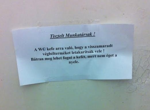 Ha nem lenne egyértelmű, hogy mire van . . .