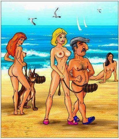 Eközben a strandon . . .