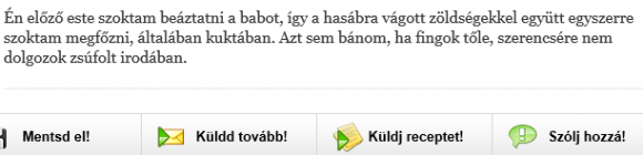 Ma fehérbabból főztünk levest...