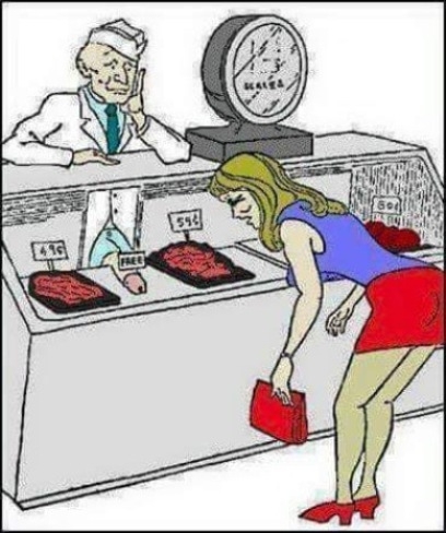 Egy ingyenes ajánlat a hentesnél