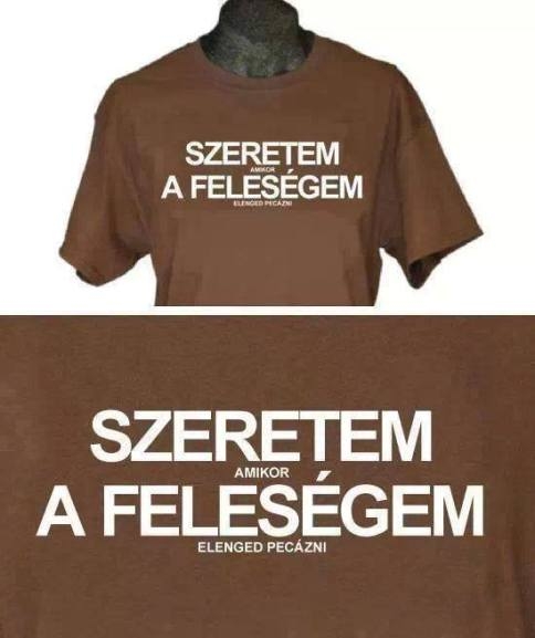 Trükkös póló pasiknak