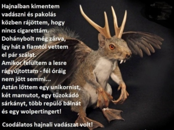 Vadászat - apró meglepetéssel