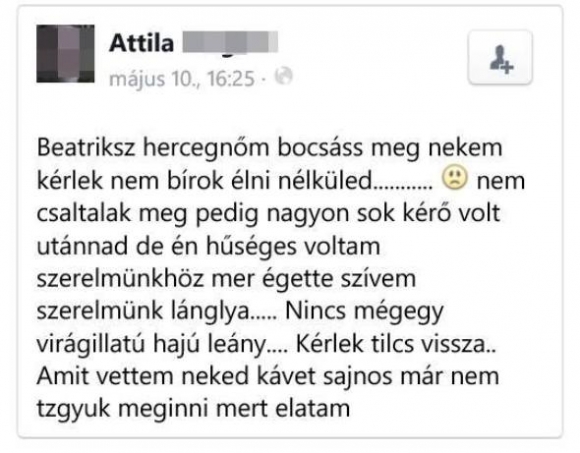 A nap kérése - Tilcs vissza 