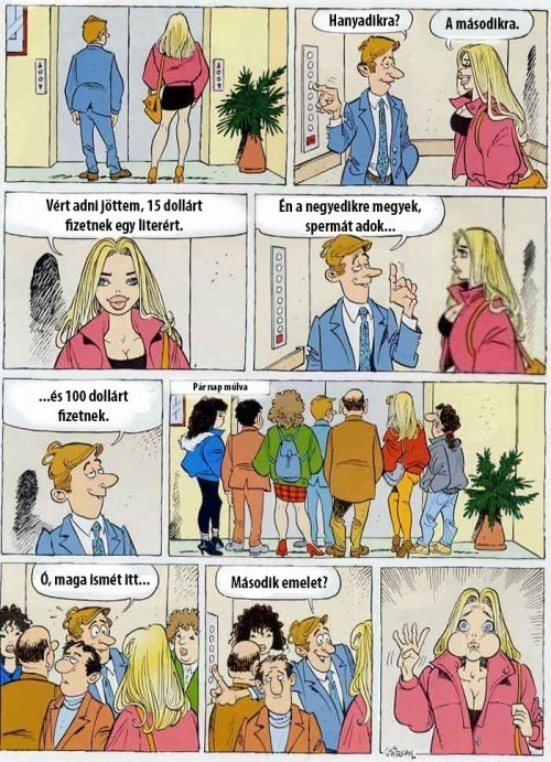 Ráment a szöszi is a nagyobb lóvéra