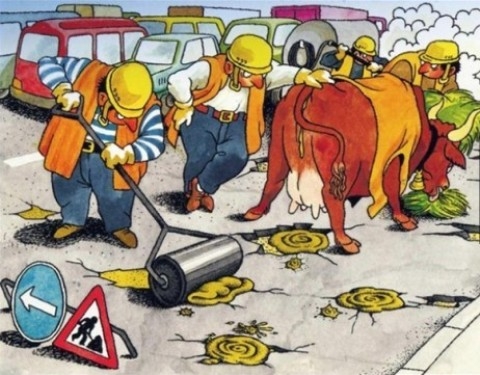 Kábé ennyit ér, amikor kátyúznak itthon