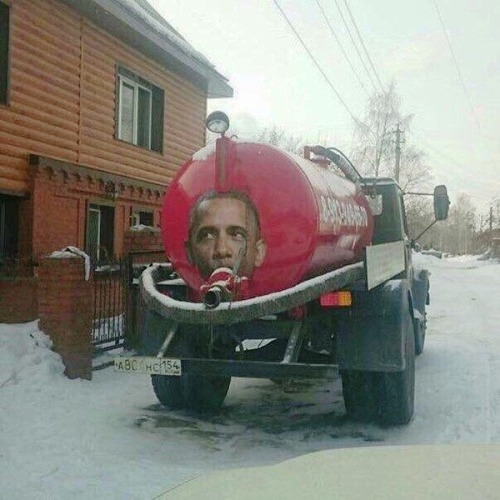 Orosz szennyvíz-szippantó